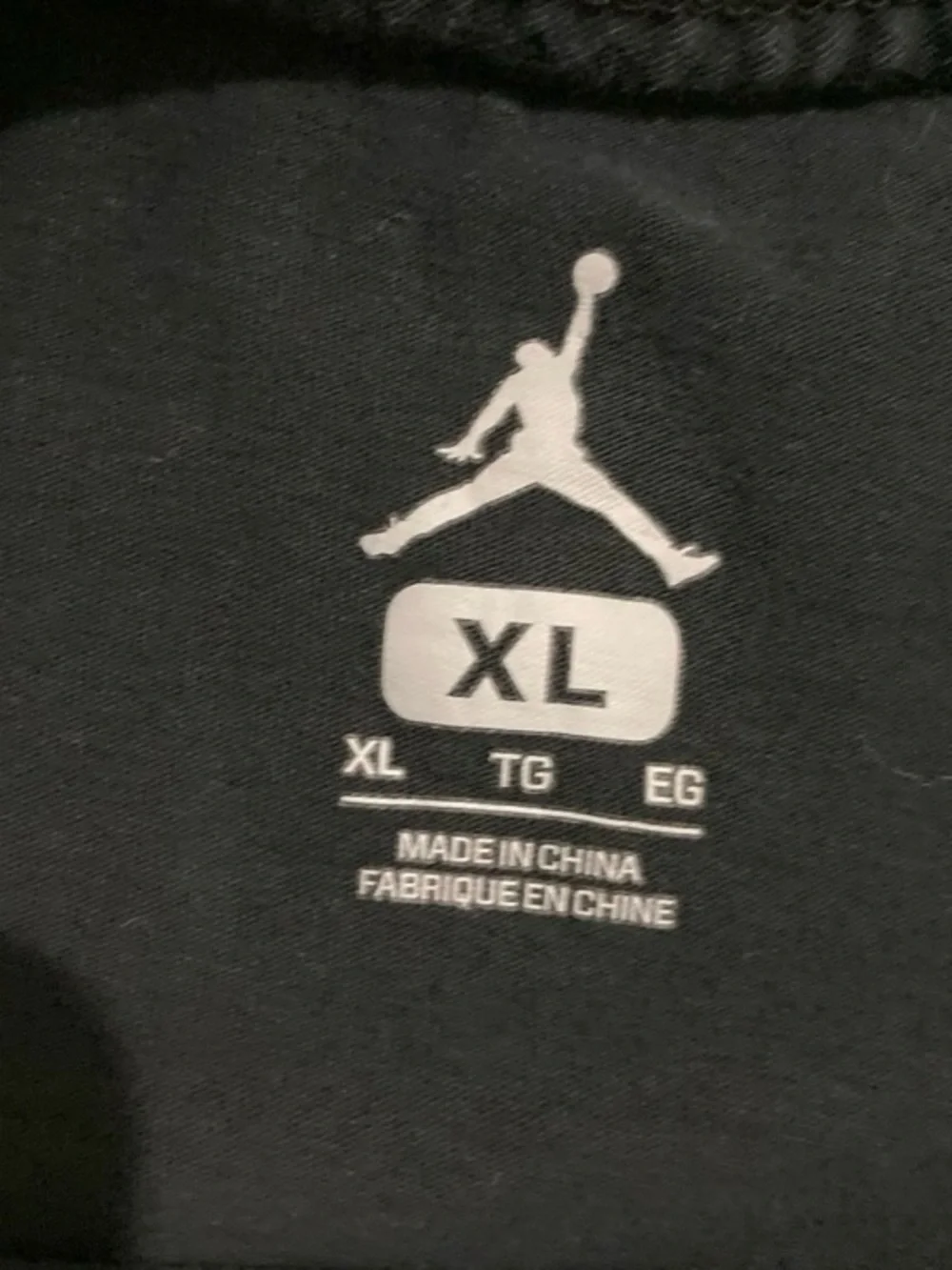Jordan Black 'Dunk Above' Graphic Tee with Multicolor Print Men’s Size XL